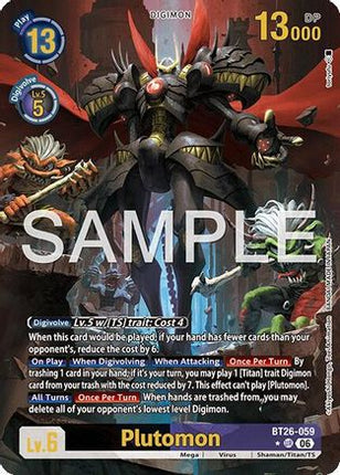 Plutomon (Alternate Art) [BT26-059] [Timeless Bonds] Foil