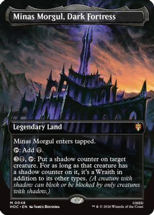 Minas Morgul, Dark Fortress (Borderless) (048) [The Hobbit: Eternal-Legal] Foil