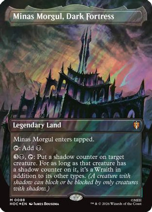 Minas Morgul, Dark Fortress (Borderless) (Surge Foil) (088) [The Hobbit: Eternal-Legal] Foil