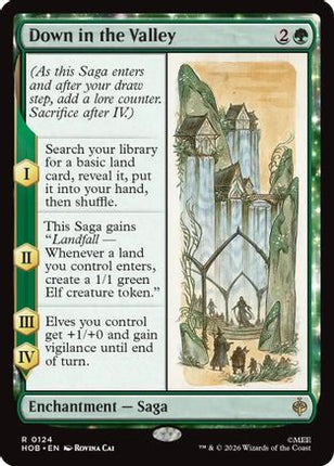 Down in the Valley (124) [The Hobbit] Foil