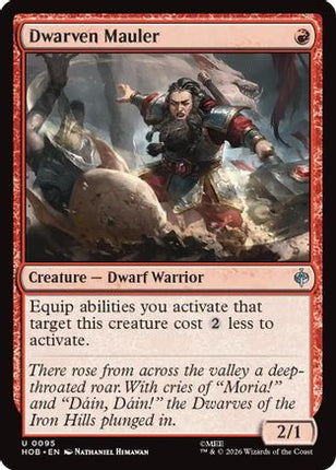 Dwarven Mauler (095) [The Hobbit] Foil