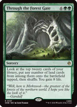 Through the Forest Gate (137) [The Hobbit] Foil