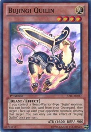 Bujingi Quilin (Super Rare) [JOTL-EN017] Unlimited