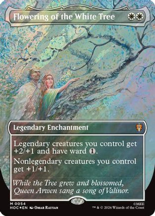 Flowering of the White Tree (Borderless) (Surge Foil) (054) [The Hobbit: Eternal-Legal] Foil