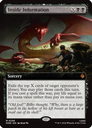 Inside Information (Extended Art) (296) [The Hobbit] Foil