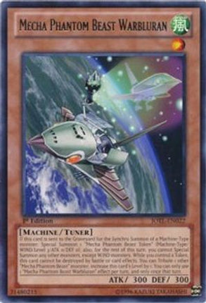 Mecha Phantom Beast Warbluran (Rare) [JOTL-EN022] 1st Edition