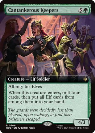 Cantankerous Keepers (Extended Art) (306) [The Hobbit] Foil