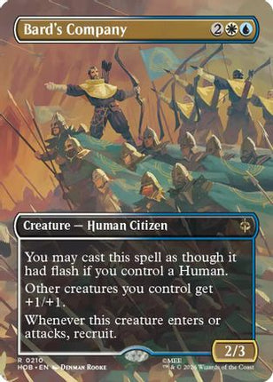 Bard's Company (Borderless) (210) [The Hobbit] Foil