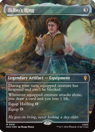 Bilbo's Ring (Borderless) (Surge Foil) (081) [The Hobbit: Eternal-Legal] Foil