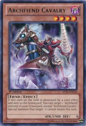 Archfiend Cavalry (Rare) [JOTL-EN030] 1st Edition
