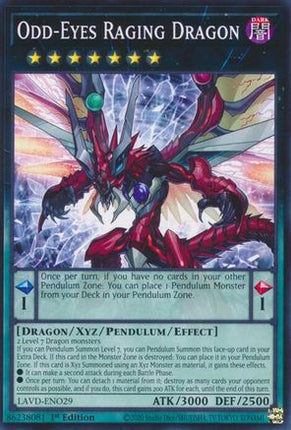 Odd-Eyes Raging Dragon (Common / Short Print) [LAVD-ENO29] 1st Edition