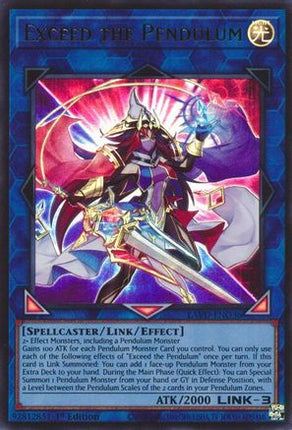 Exceed the Pendulum (Ultra Rare) [LAVD-ENO36] 1st Edition