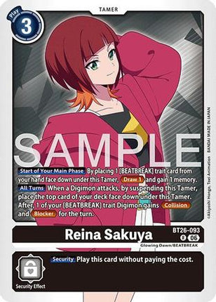 Reina Sakuya [BT26-093] [Timeless Bonds] Foil
