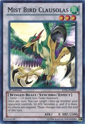 Mist Bird Clausolas (Super Rare) [JOTL-EN043] 1st Edition