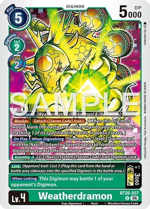 Weatherdramon [BT26-037] [Timeless Bonds]