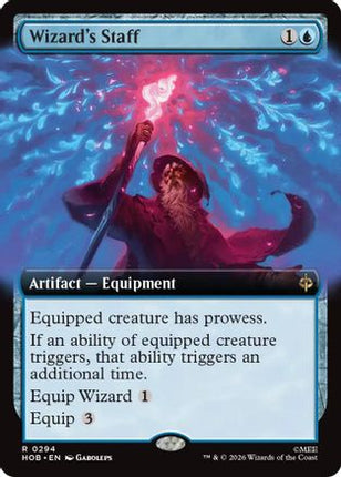 Wizard's Staff (Extended Art) (294) [The Hobbit] Foil