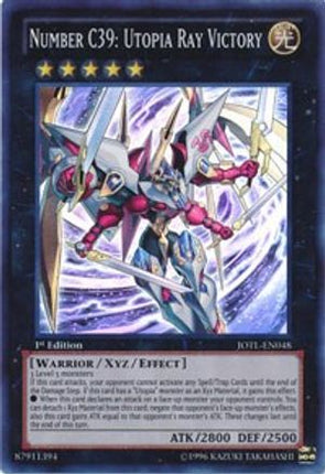 Number C39: Utopia Ray Victory (Super Rare) [JOTL-EN048] 1st Edition