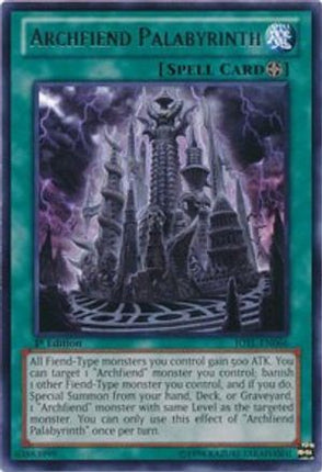 Archfiend Palabyrinth (Rare) [JOTL-EN066] Unlimited