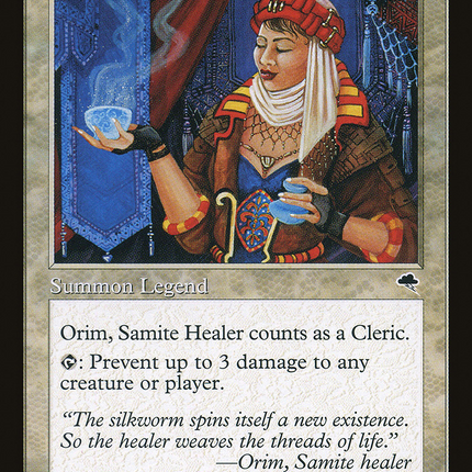Orim, Samite Healer (033) [Tempest]