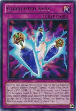 Corrupted Keys (Rare) [JOTL-EN072] 1st Edition