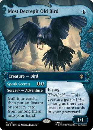 Most Decrepit Old Bird (Showcase) (221) [The Hobbit] Foil