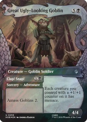 Great Ugly-Looking Goblin (Showcase) (Surge Foil) (259) [The Hobbit] Foil