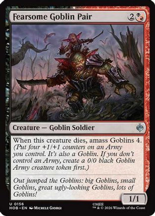 Fearsome Goblin Pair (156) [The Hobbit] Foil