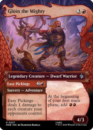 Gloin the Mighty (Showcase) (227) [The Hobbit] Foil