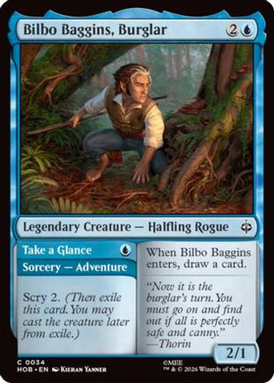 Bilbo Baggins, Burglar (034) [The Hobbit] Foil