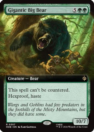Gigantic Big Bear (Extended Art) (307) [The Hobbit] Foil