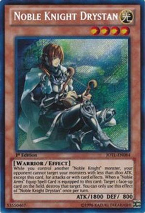 Noble Knight Drystan (Secret Rare) [JOTL-EN084] Unlimited