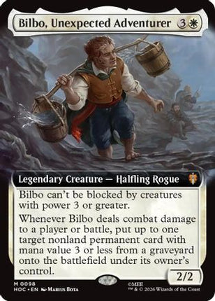 Bilbo, Unexpected Adventurer (Extended Art) (098) [The Hobbit: Eternal-Legal] Foil