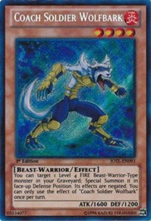 Coach Soldier Wolfbark (Secret Rare) [JOTL-EN093] Unlimited