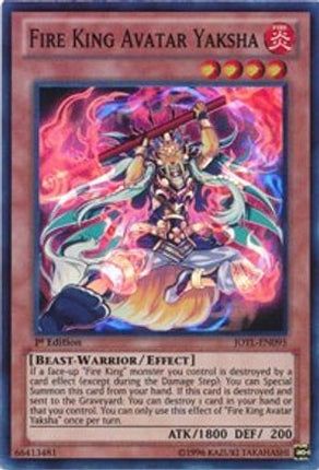 Fire King Avatar Yaksha (Super Rare) [JOTL-EN095] Unlimited
