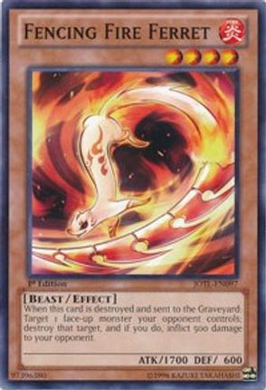 Fencing Fire Ferret (Common / Short Print) [JOTL-EN097] Unlimited