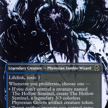 Venser, Corpse Puppet (Showcase) (Borderless) [Phyrexia: All Will Be One]