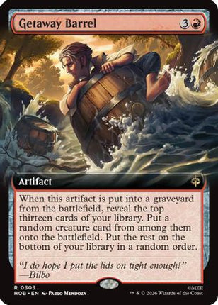 Getaway Barrel (Extended Art) (303) [The Hobbit: Eternal-Legal] Foil