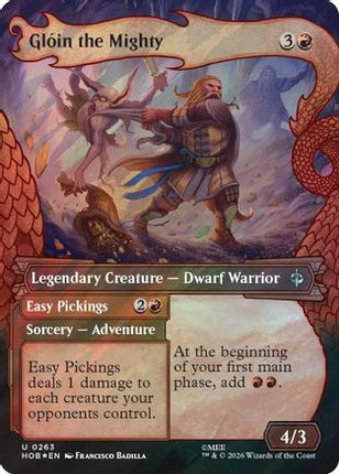 Gloin the Mighty (Showcase) (Surge Foil) (263) [The Hobbit] Foil