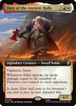 Dain of the Ancient Halls (Extended Art) (104) [The Hobbit: Eternal-Legal] Foil