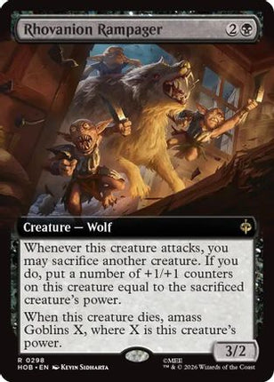 Rhovanion Rampager (Extended Art) (298) [The Hobbit] Foil