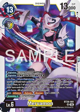 Mervamon [BT26-081] [Timeless Bonds] Foil