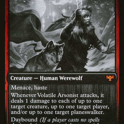 Volatile Arsonist // Dire-Strain Anarchist [Innistrad: Double Feature]