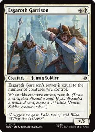 Esgaroth Garrison (013) [The Hobbit] Foil