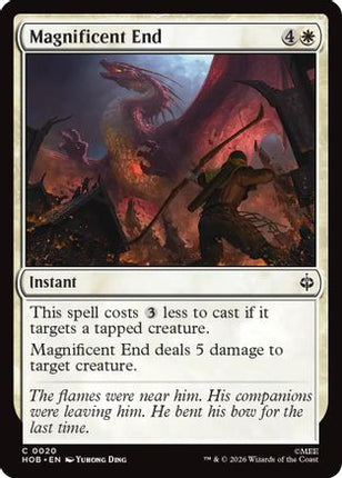 Magnificent End (020) [The Hobbit] Foil
