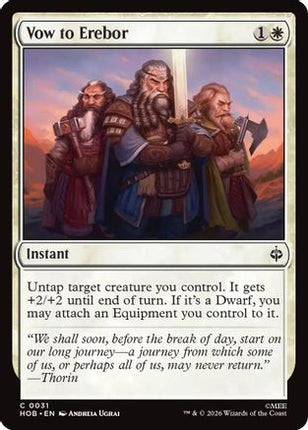 Vow to Erebor (031) [The Hobbit] Foil