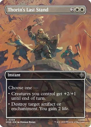 Thorin's Last Stand (Borderless) (209) [The Hobbit] Foil
