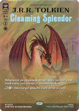 Gleaming Splendor (Borderless) (Surge Foil) (275) [The Hobbit] Foil
