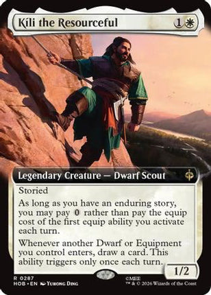 Kili the Resourceful (Extended Art) (287) [The Hobbit] Foil