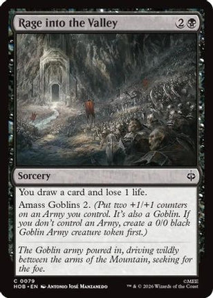 Rage into the Valley (079) [The Hobbit] Foil