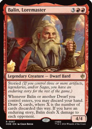 Balin, Loremaster (087) [The Hobbit] Foil